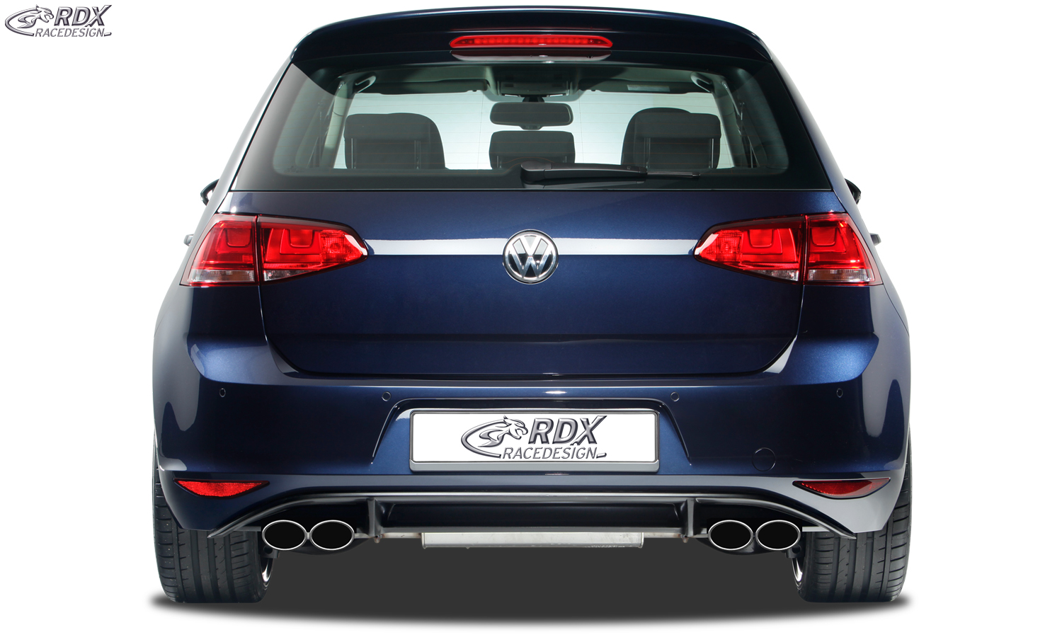 Задний диффузор RDX R-Look – Volkswagen Golf 7 (центральная часть)