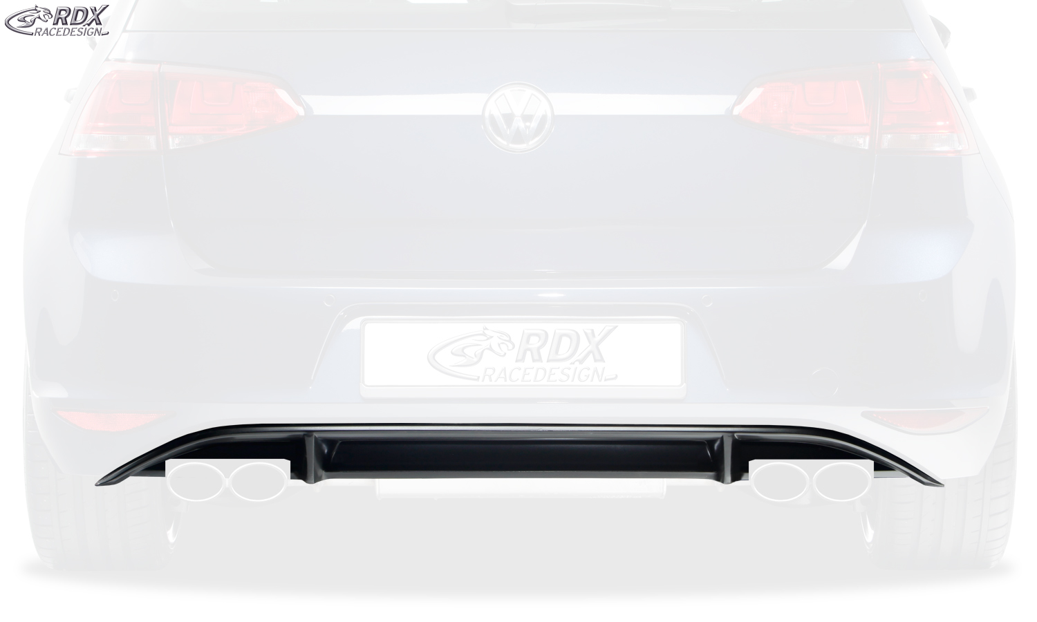 Задний диффузор RDX R-Look – Volkswagen Golf 7 (центральная часть)