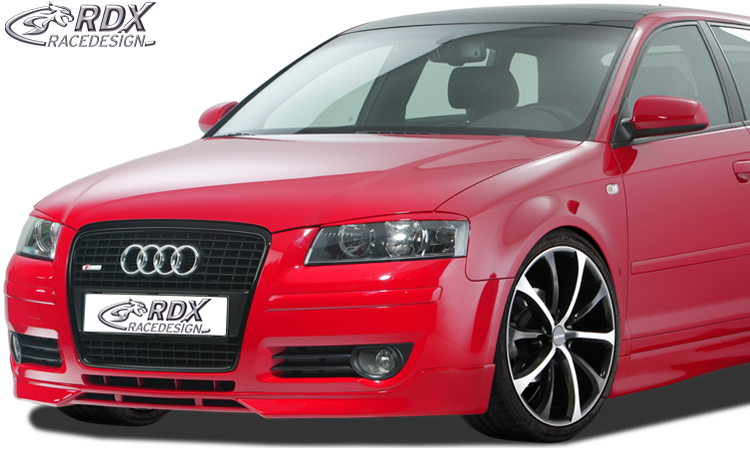 Передний спойлер RDX – Audi A3 8P (2006–2008) и A3 8P Sportback (–2008)