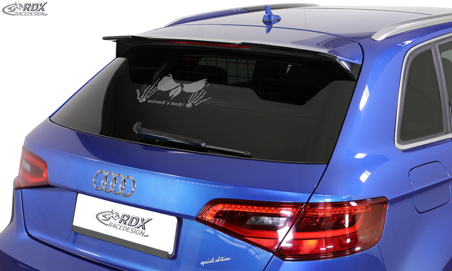 RDX katusespoiler – Audi A3 8VA Sportback/S3 (ainult S-Line ja S3)