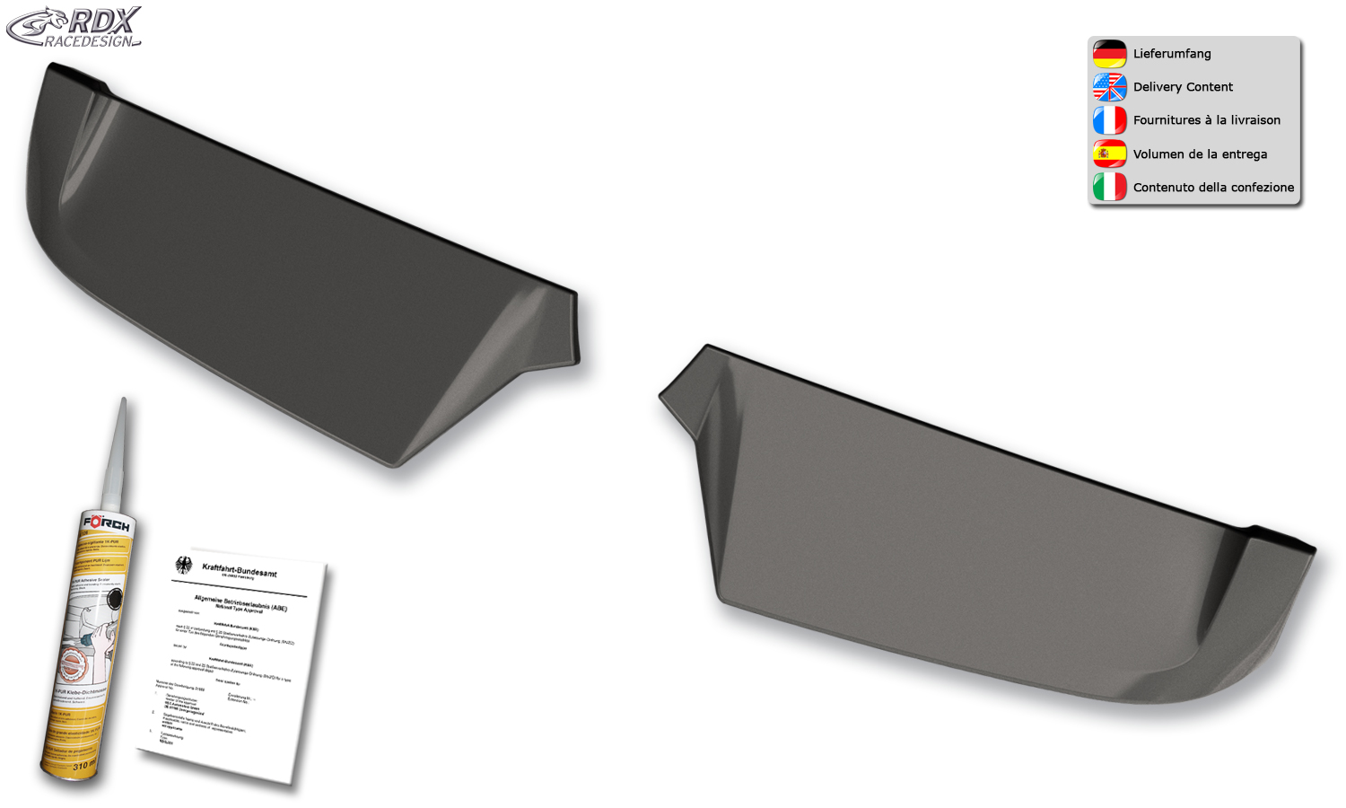 RDX roof spoiler – Mercedes-Benz Vito W447 (2014–)