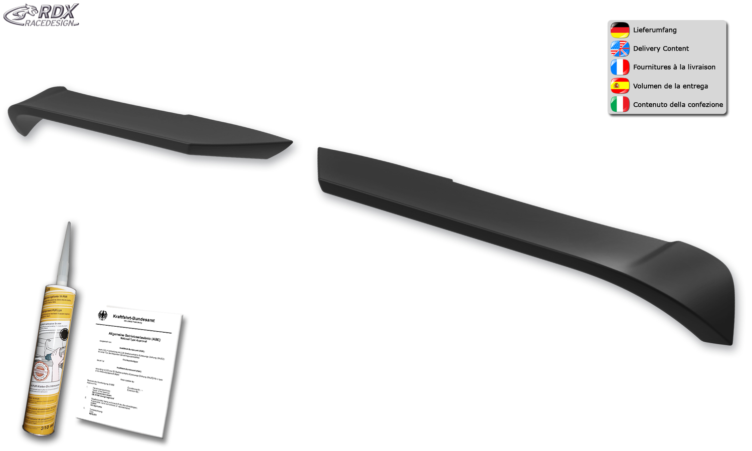 RDX katusespoiler – Ford Transit H2 (2014–)