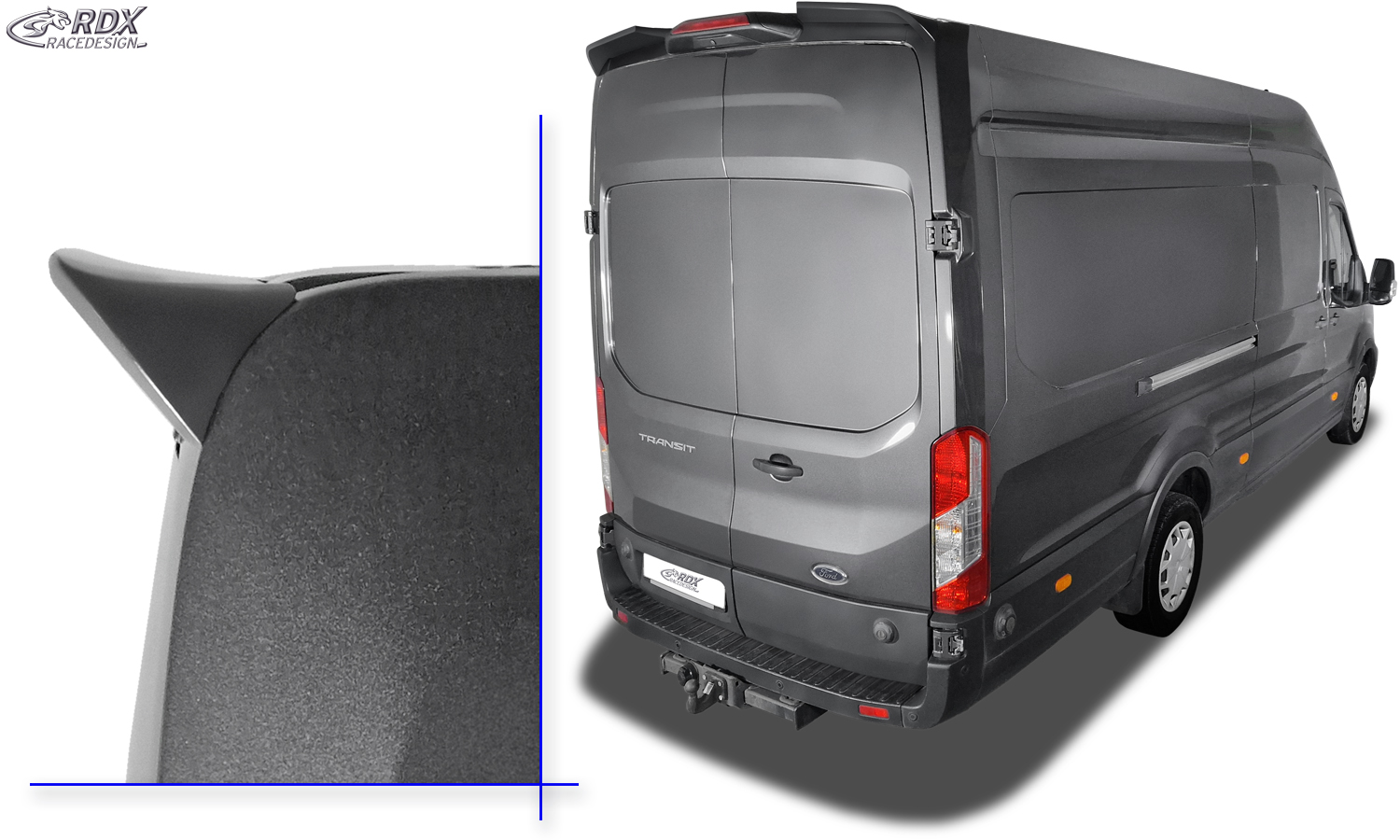 Спойлер на крышу RDX – Ford Transit H3 (2014–)