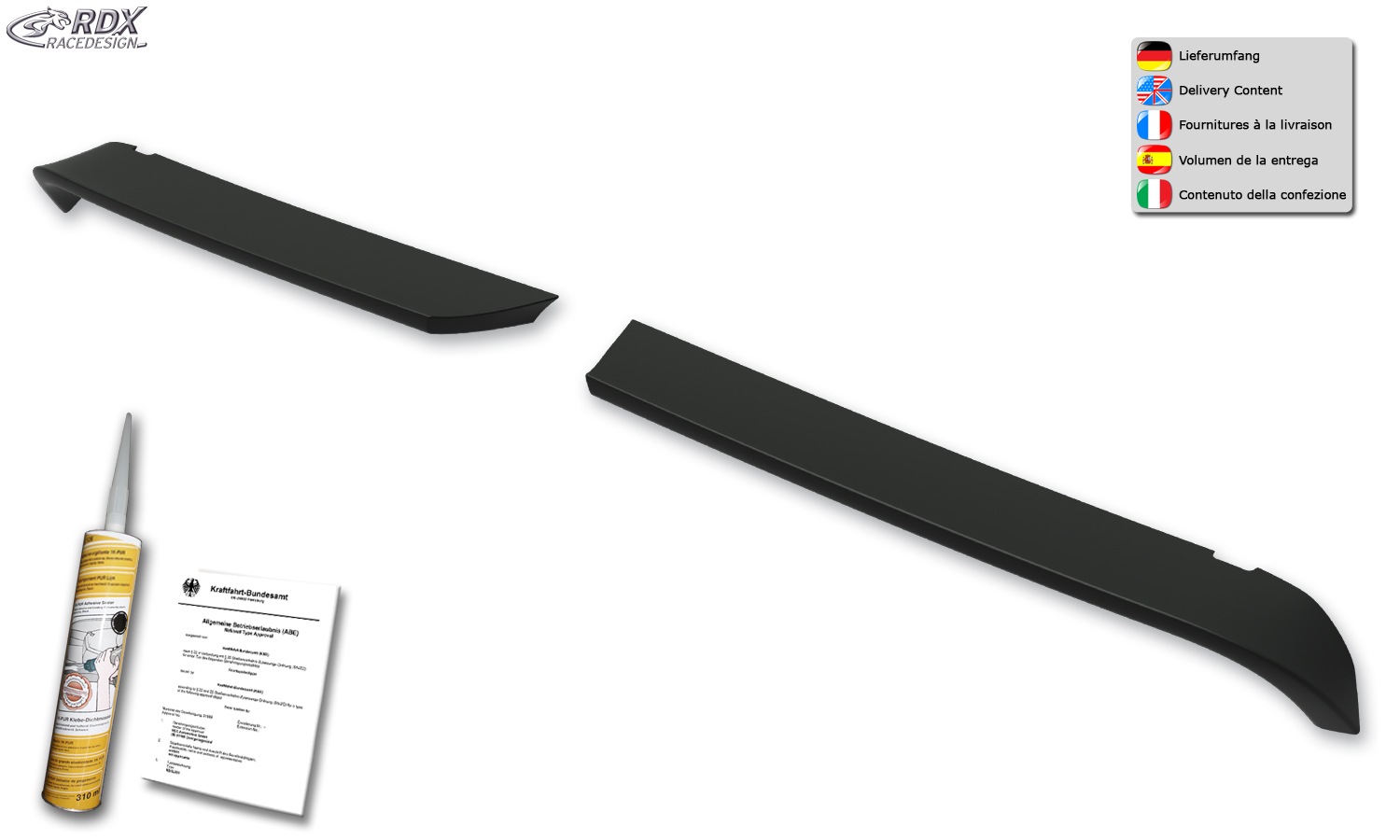 RDX roof spoiler – Mercedes-Benz Sprinter H1 (2006–) & Volkswagen Crafter H1 (2006–2017)