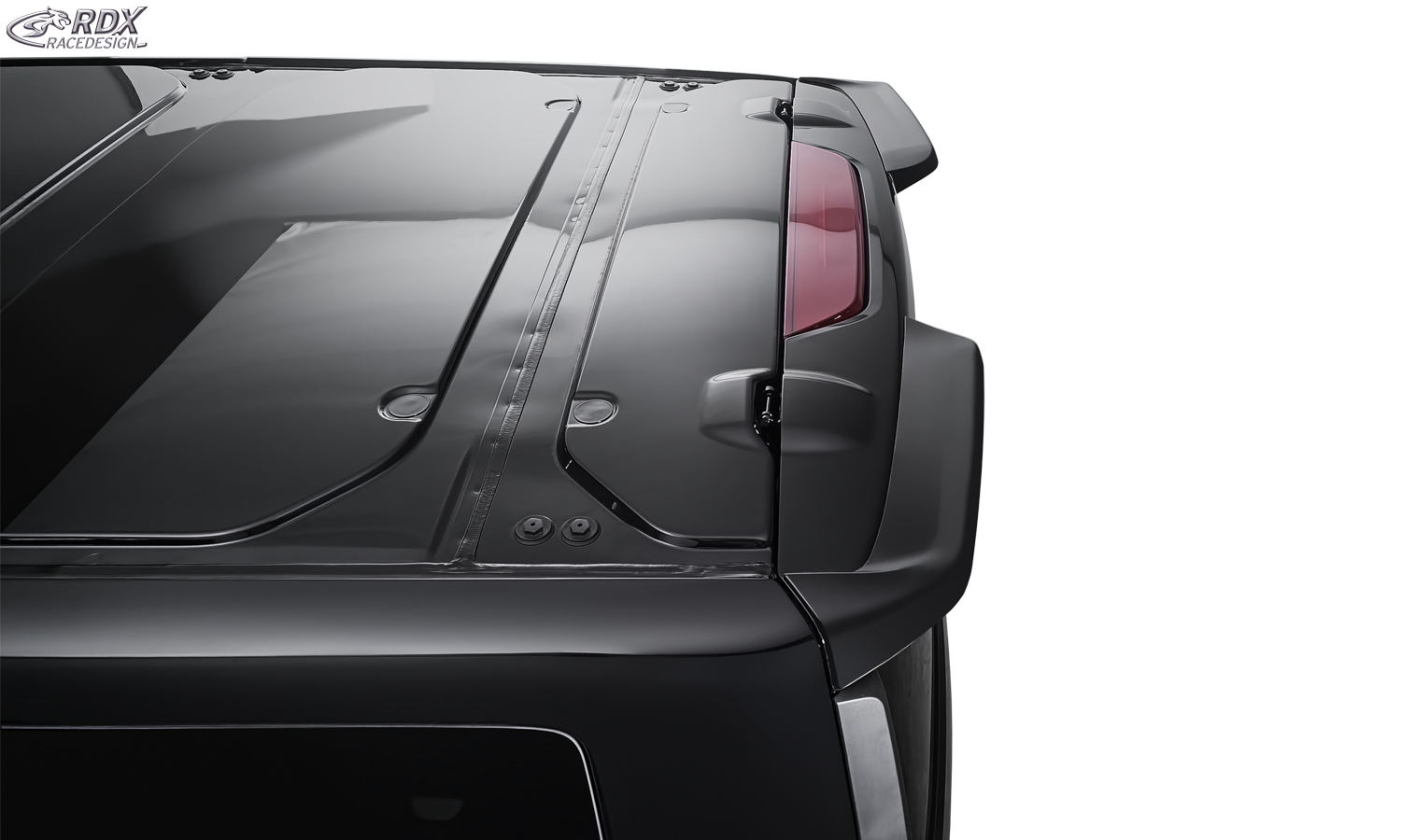 RDX roof spoiler – Ford Transit Custom/Tourneo Custom (2023–) & Volkswagen Transporter/Shuttle/Caravelle (2025–)
