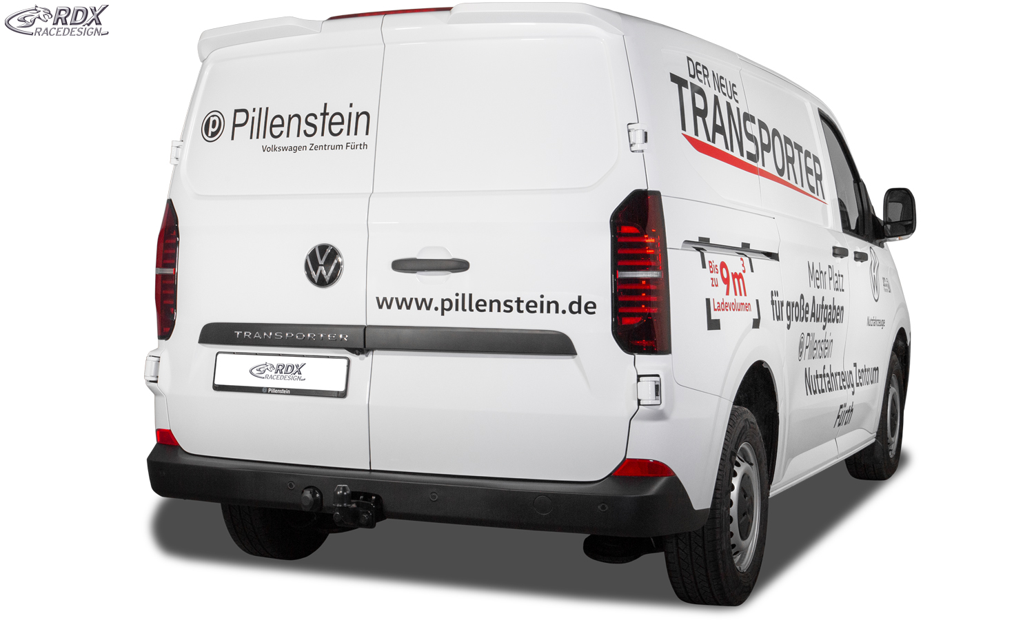 RDX roof spoiler – Ford Transit Custom/Tourneo Custom (2023–) & Volkswagen Transporter/Shuttle/Caravelle (2025–)