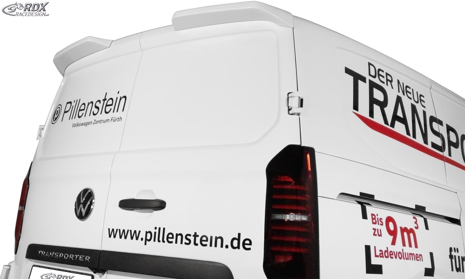 RDX roof spoiler – Ford Transit Custom/Tourneo Custom (2023–) & Volkswagen Transporter/Shuttle/Caravelle (2025–)