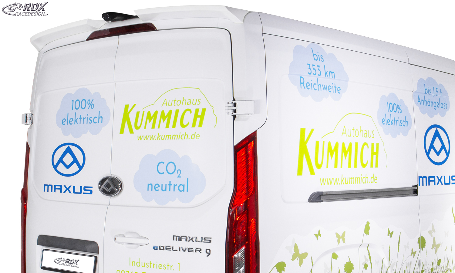 Спойлер на крышу RDX – Maxus/LDV DELIVER 9 (2020–)