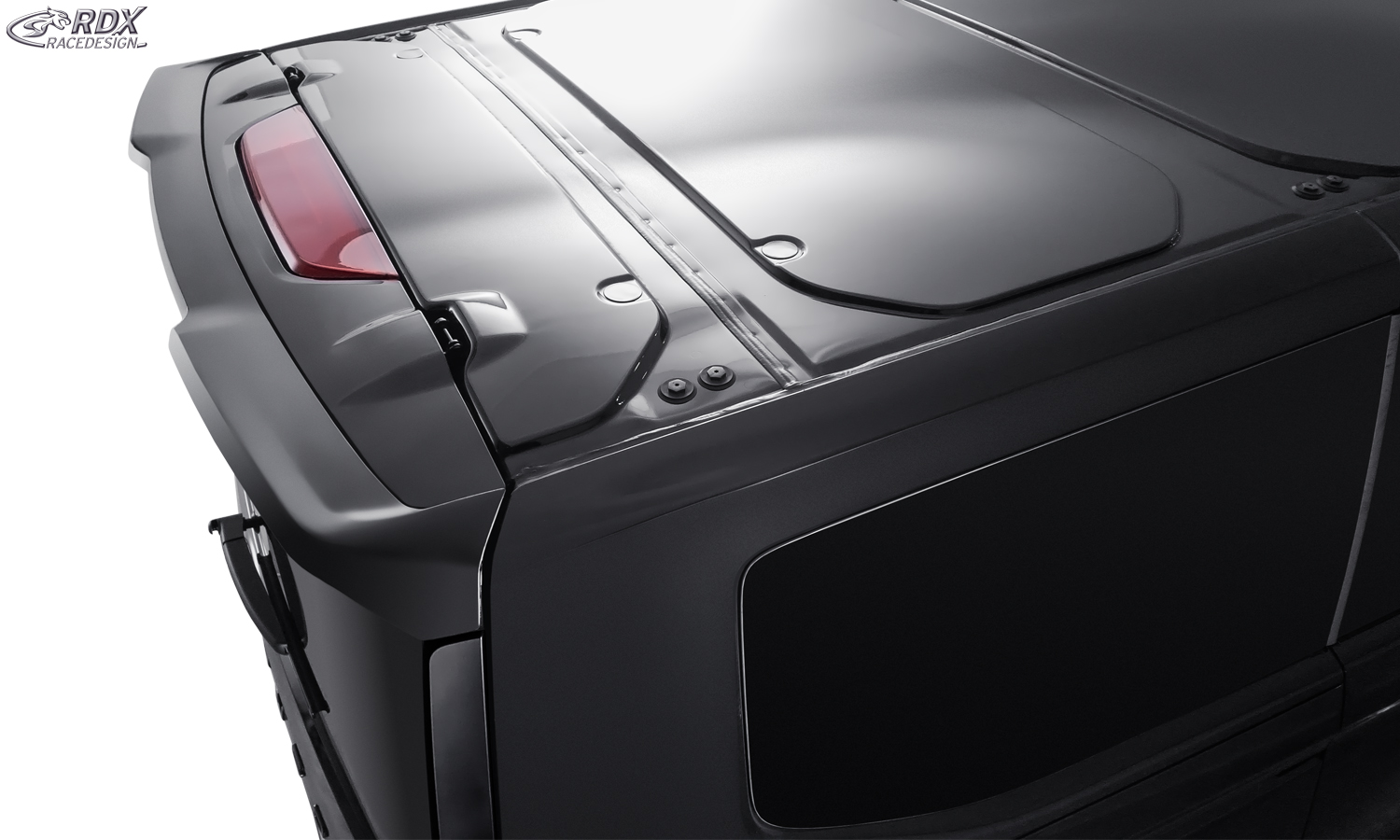 RDX katusespoiler – Ford Transit Custom/Tourneo Custom (2023–) ja Volkswagen Transporter/Shuttle/Caravelle (2025–)