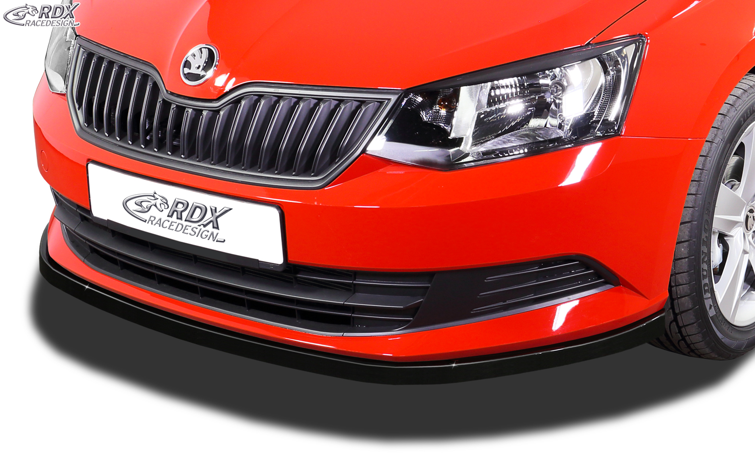 RDX front splitter – Škoda Fabia 3 (5J/NJ) 2014–2019
