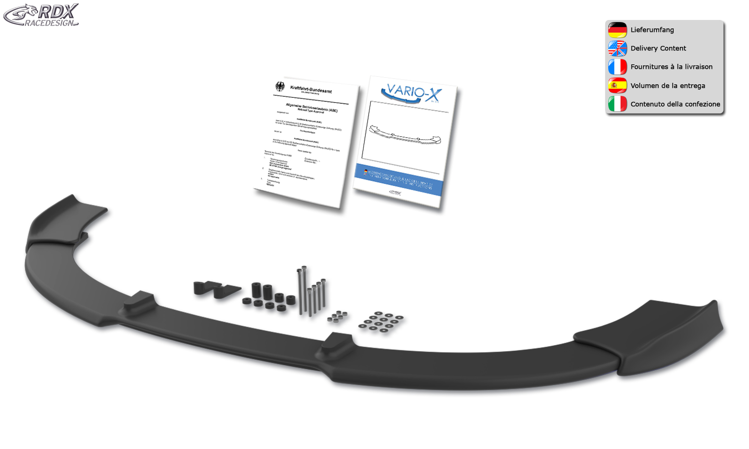 RDX VARIO-X esispoiler – Audi A6 4F –2008