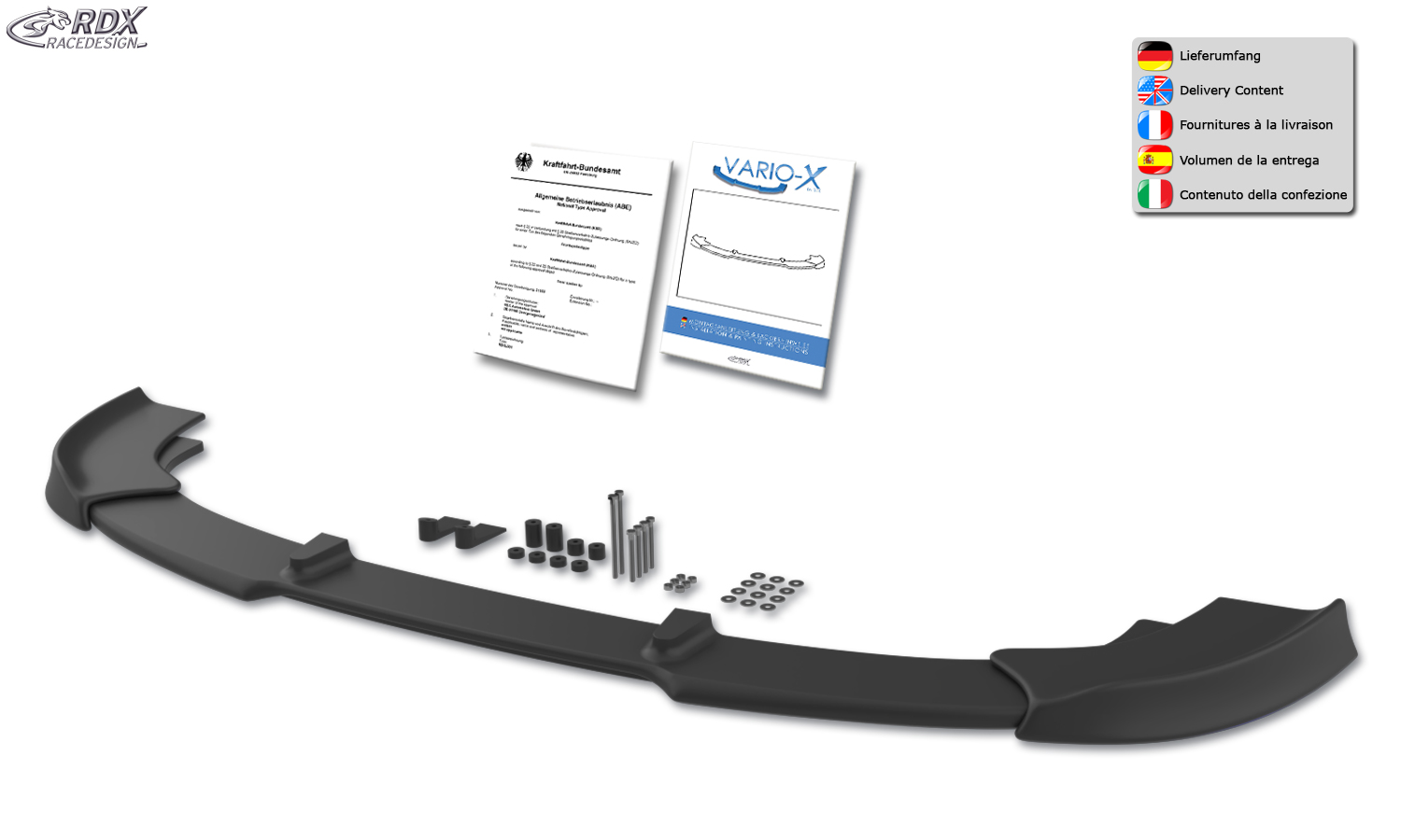 RDX VARIO-X esispoiler – Opel Astra G OPC 2