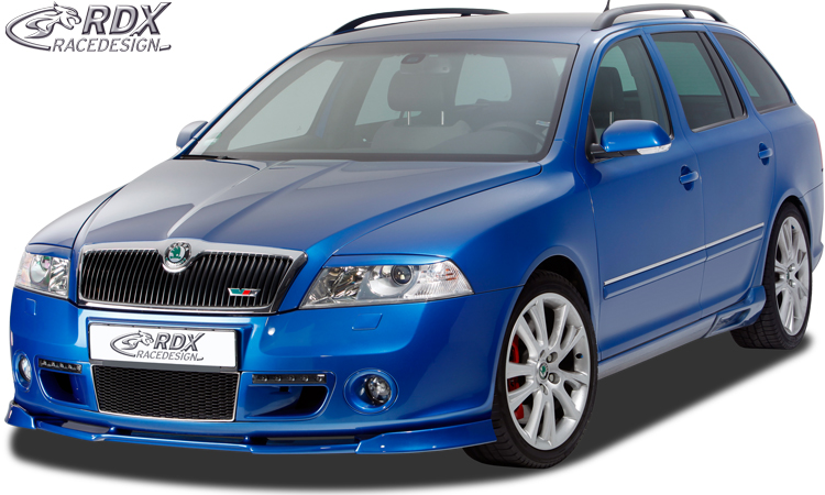 RDX VARIO-X front splitter – Škoda Octavia 2 RS type 1Z –2008