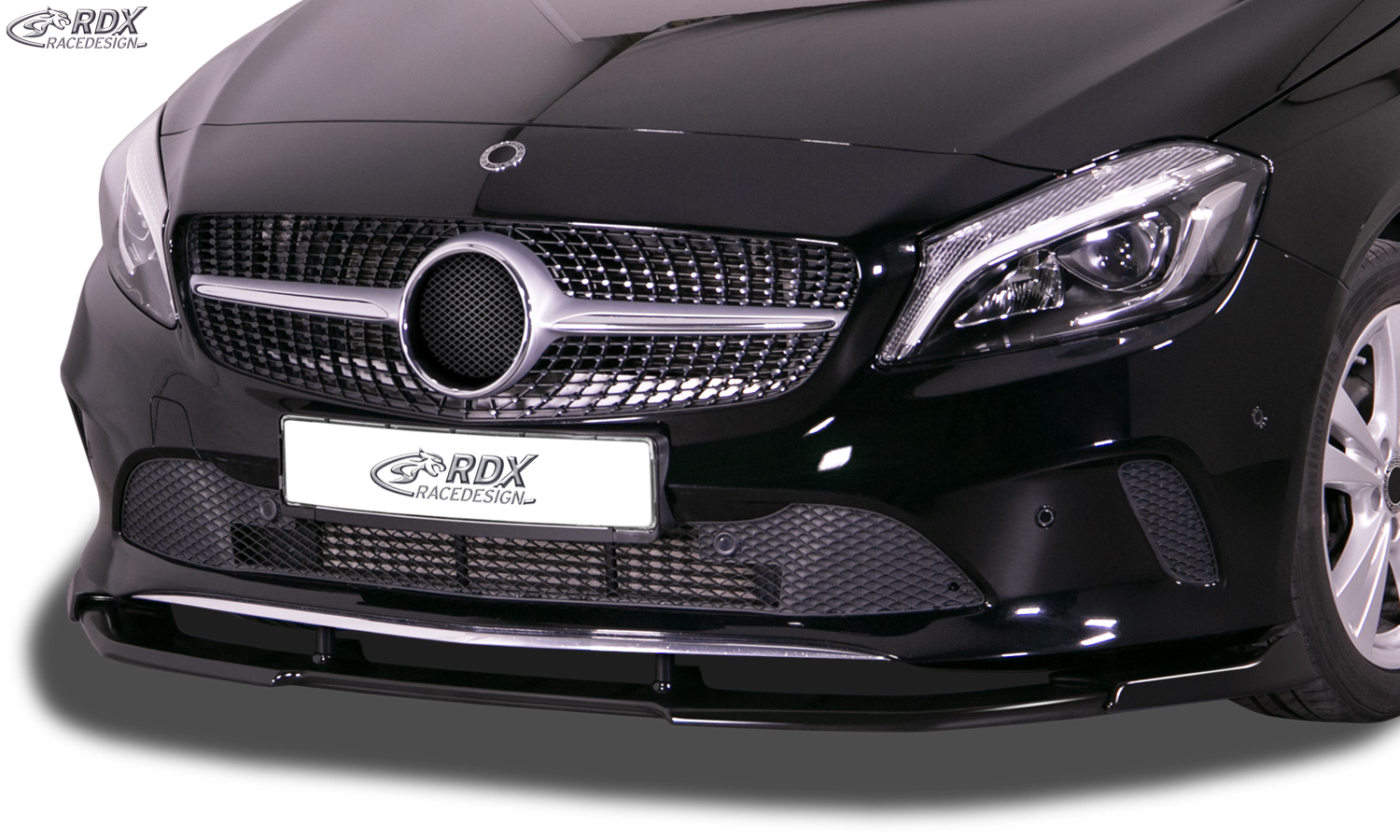 RDX VARIO-X esispoiler – Mercedes-Benz A-Class W176 (2015–2018)