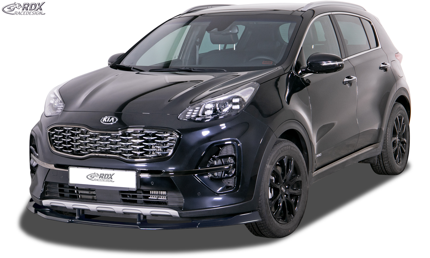 Передний сплиттер RDX VARIO-X – Kia Sportage (QL/QLE, 2018–, также GT-Line)