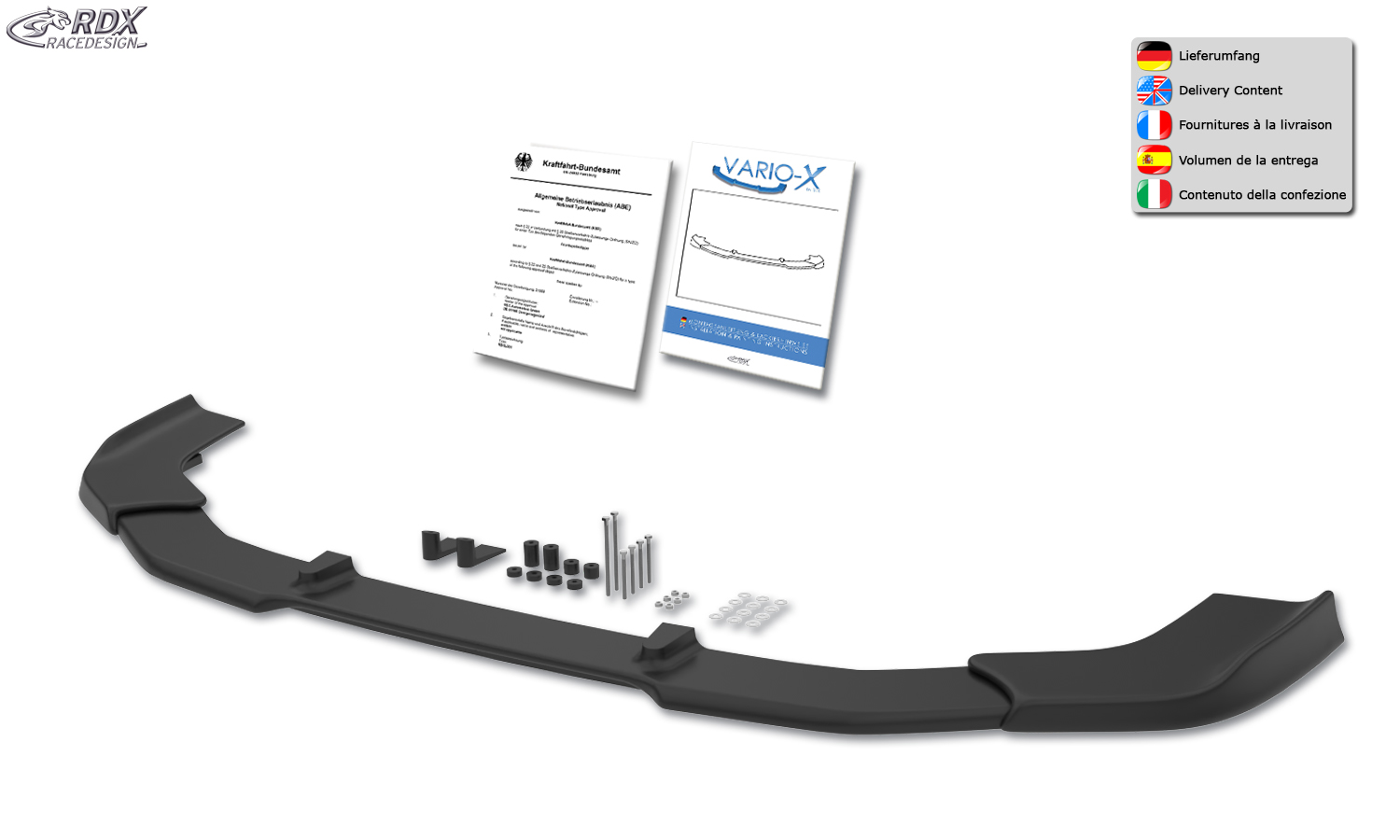 RDX VARIO-X esispoiler – Kia XCeed (CD) 2019–