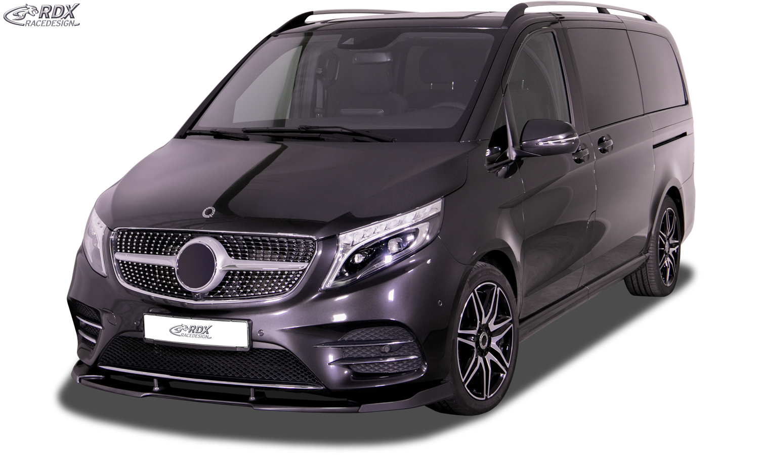 Передний сплиттер RDX VARIO-X V2 – Mercedes-Benz V-Class W447 2014–2024 AMG-Line