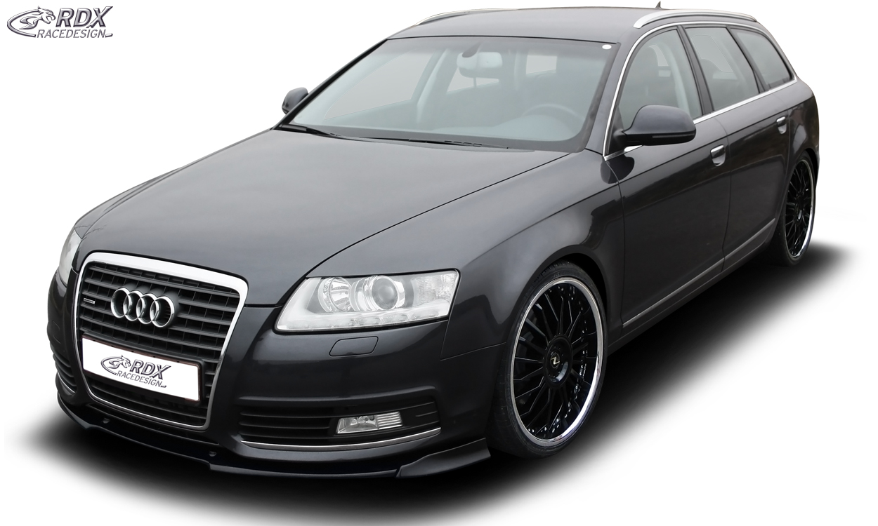 RDX VARIO-X front splitter – Audi A6 4F 2008–2011