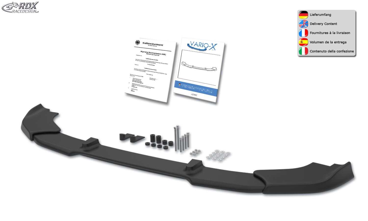RDX VARIO-X esispoiler – Citroën C1 2014–