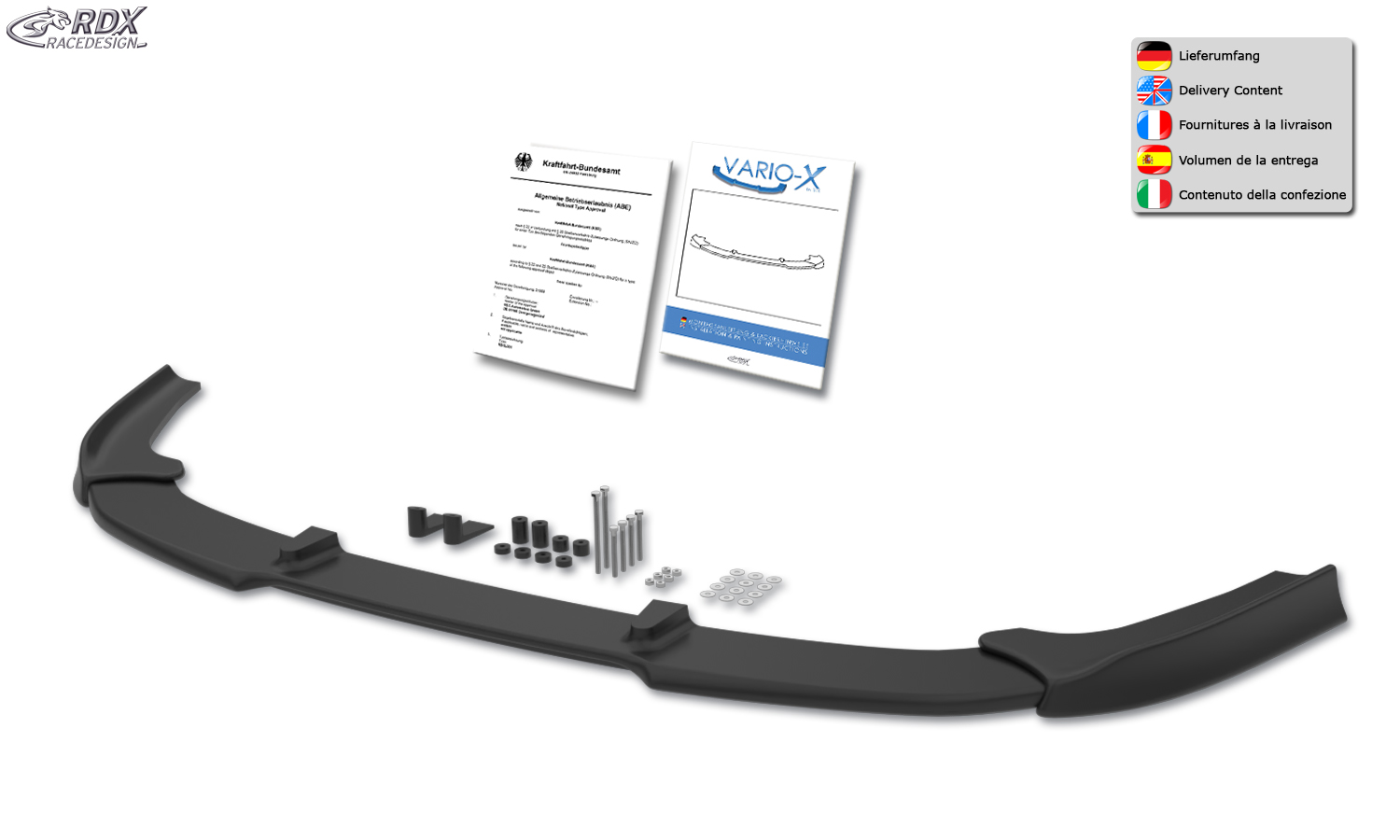 RDX VARIO-X esispoiler – Mercedes-Benz A-Class W177/V177