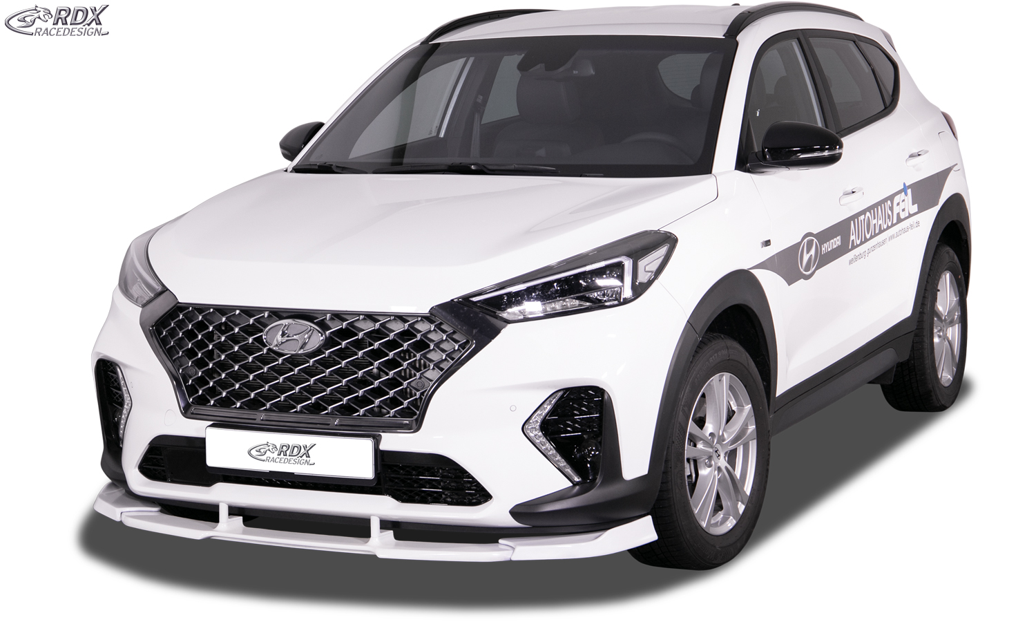 RDX VARIO-X front splitter – Hyundai Tucson N-Line (TL) 2018–2020