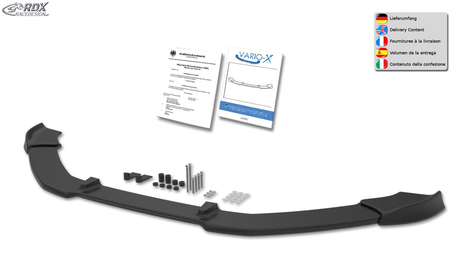RDX VARIO-X esispoiler – Audi TTS 8J
