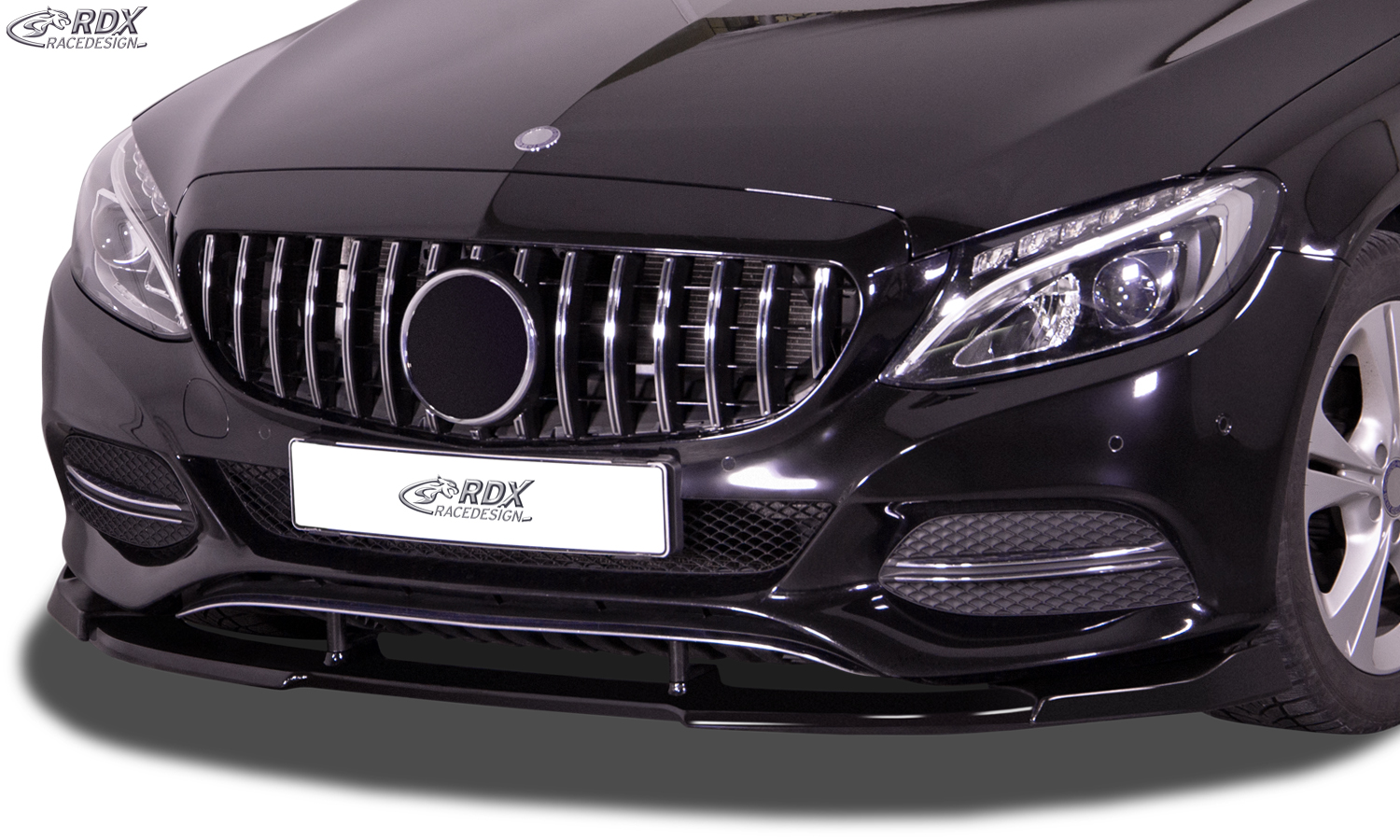 RDX V2 VARIO-X front splitter – Mercedes-Benz C-Class W205, S205, C205 (–2018)