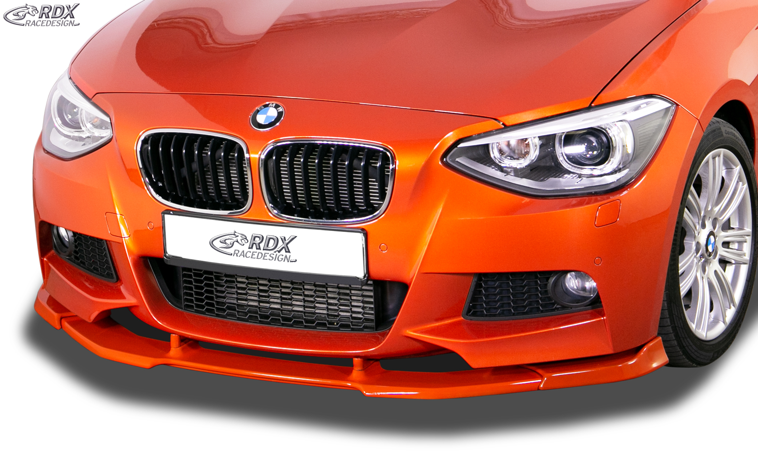 RDX VARIO-X esispoiler – BMW 1. seeria F20/F21 2011–2015 (M-Package ja M-Technik esistange)