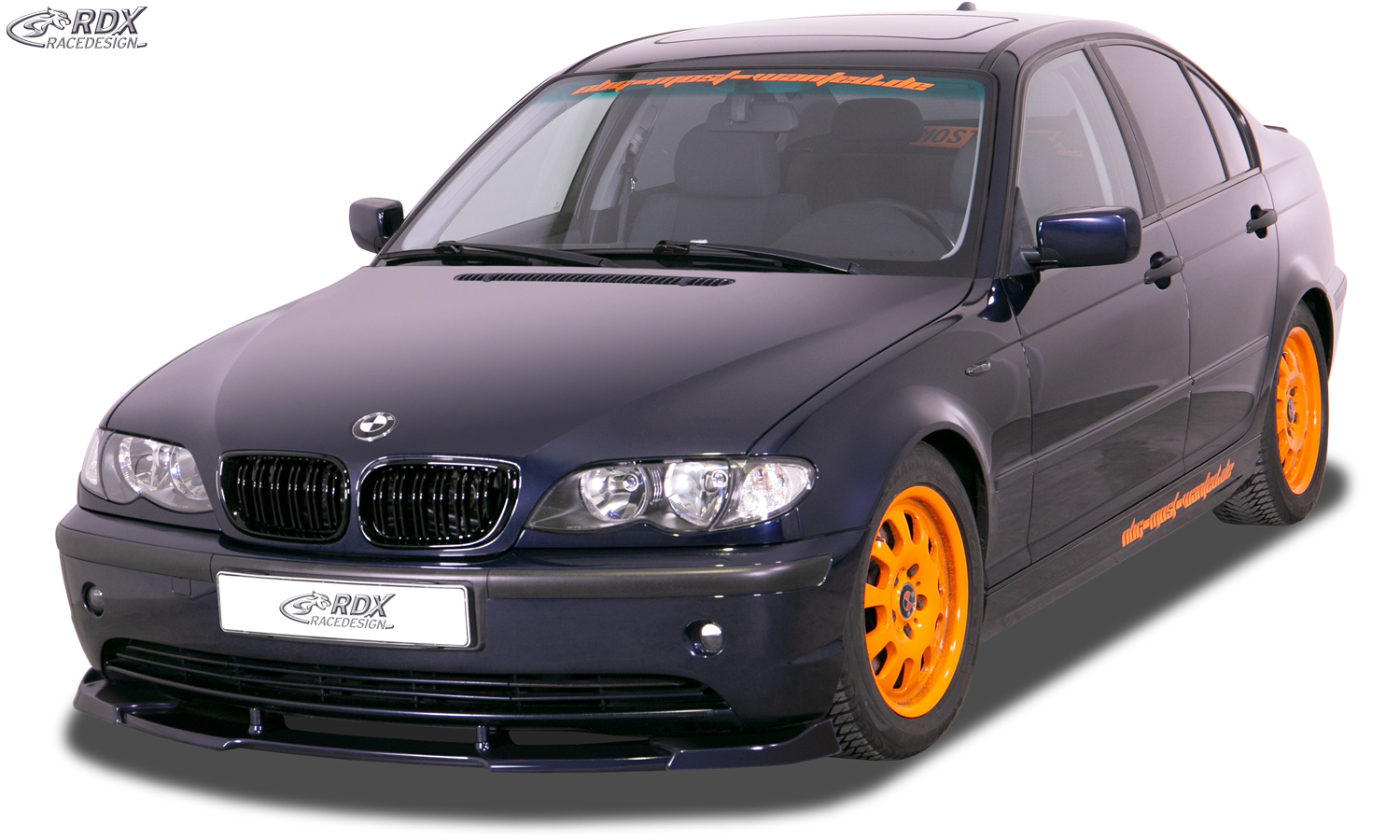 RDX VARIO-X front splitter – BMW 3 Series E46 sedan/Touring 2002–