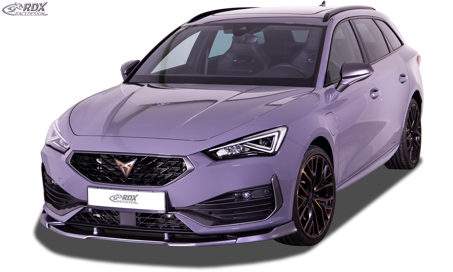 RDX VARIO-X front splitter – Cupra Leon (KL) 2020–/Seat Leon Cupra (KL) 2020–