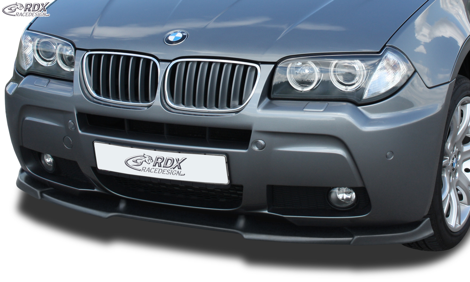 RDX VARIO-X front splitter – BMW X3 E83 M-Styling 2006–