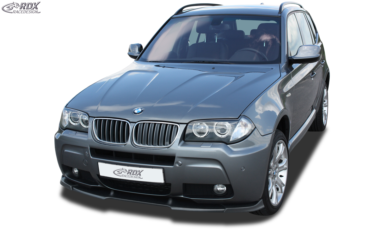 RDX VARIO-X front splitter – BMW X3 E83 M-Styling 2006–