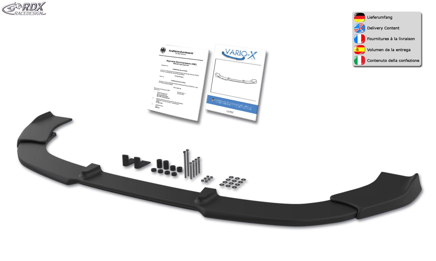RDX VARIO-X esispoiler – Mercedes-Benz Citan (W415/X/–2021)