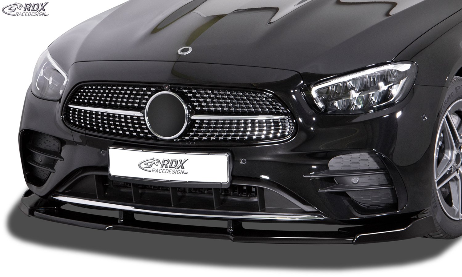 Передний сплиттер RDX VARIO-X – Mercedes-Benz E-Class AMG-Line (2020–) W213, S213, A238, C238