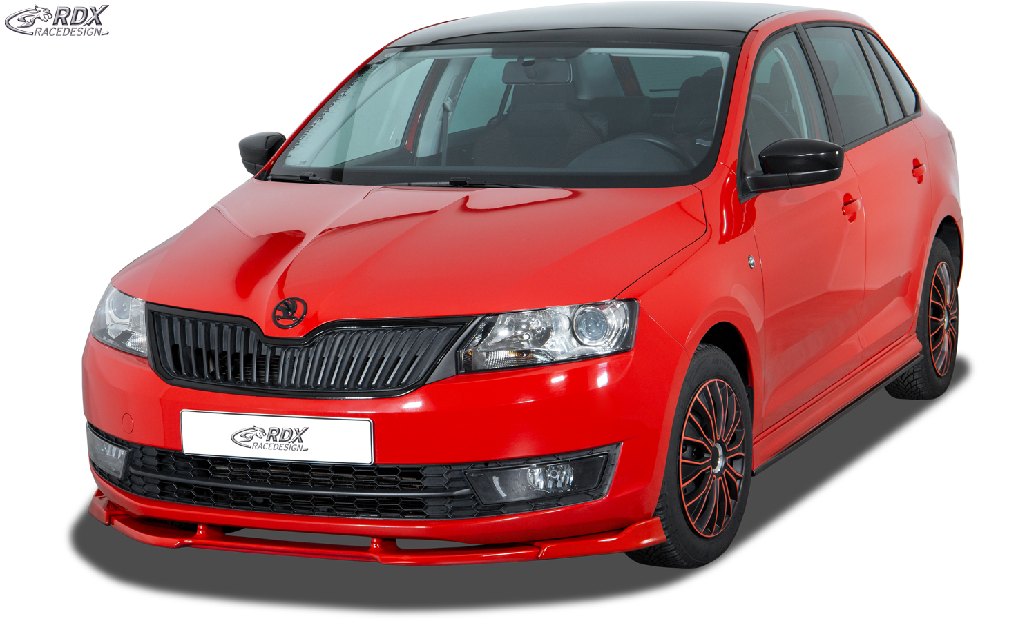Передний сплиттер RDX VARIO-X – Škoda Rapid (NH) 2012–