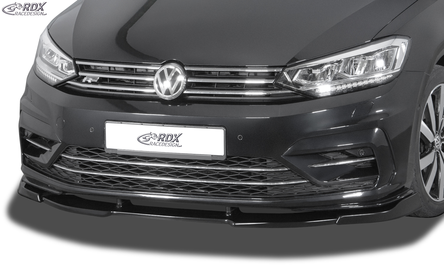 RDX VARIO-X front splitter – Volkswagen Touran R-Line (5T/2015–)