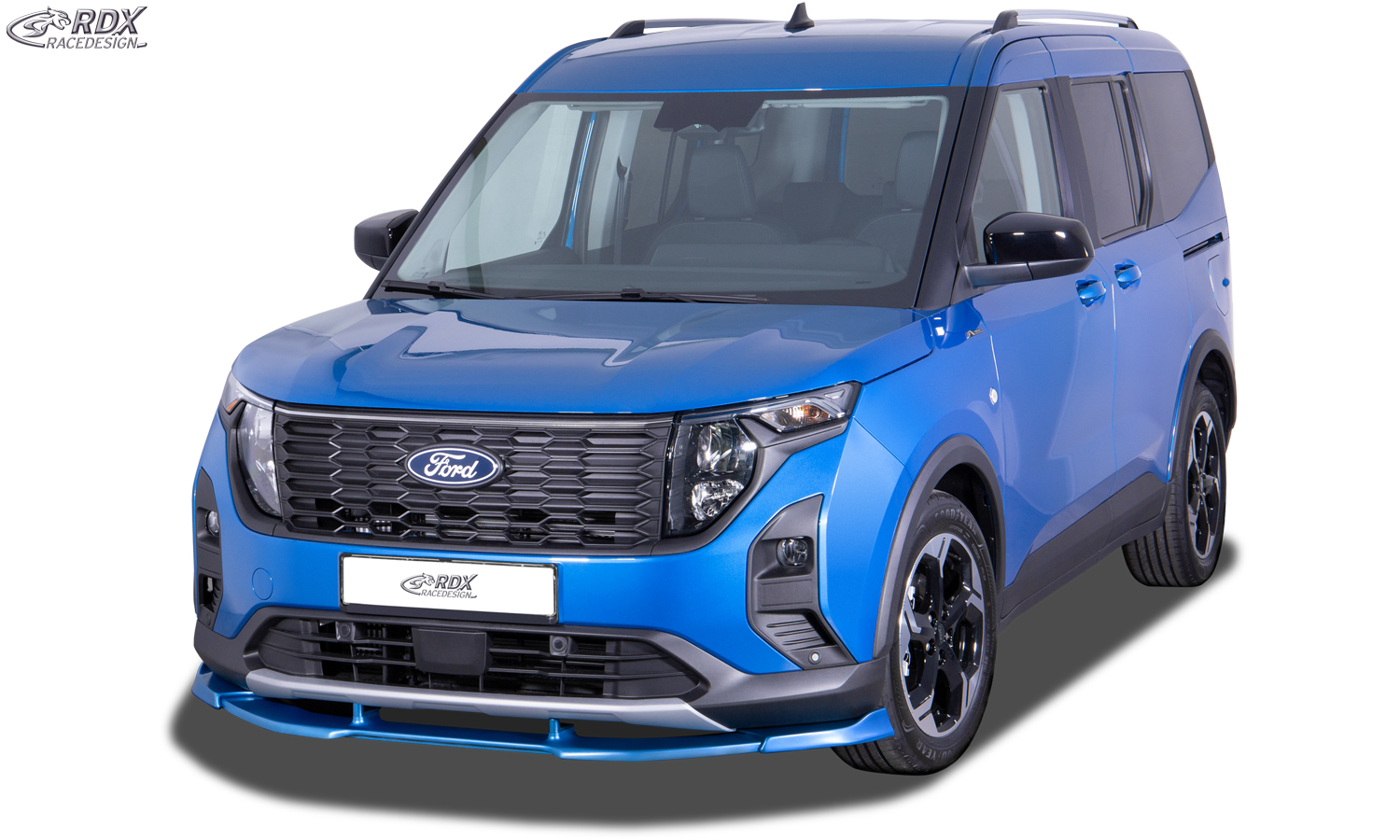 RDX VARIO-X front splitter – Ford Transit Courier & Tourneo Courier (N1P/N3P/2024–)