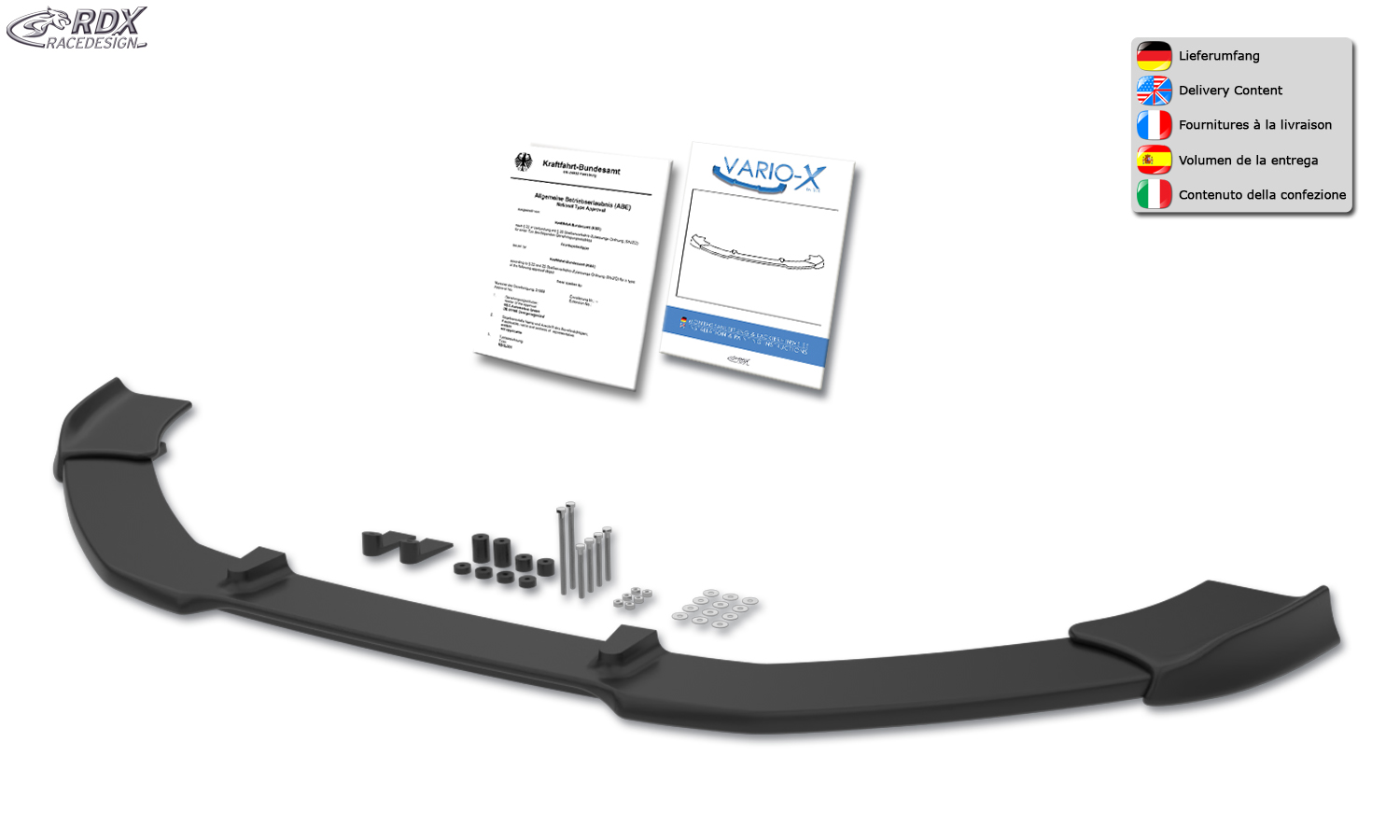 RDX VARIO-X esispoiler – Ford Focus 3