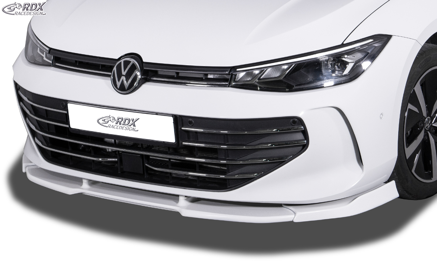 RDX VARIO-X front splitter – Volkswagen Passat (CJ/B9/2024–)
