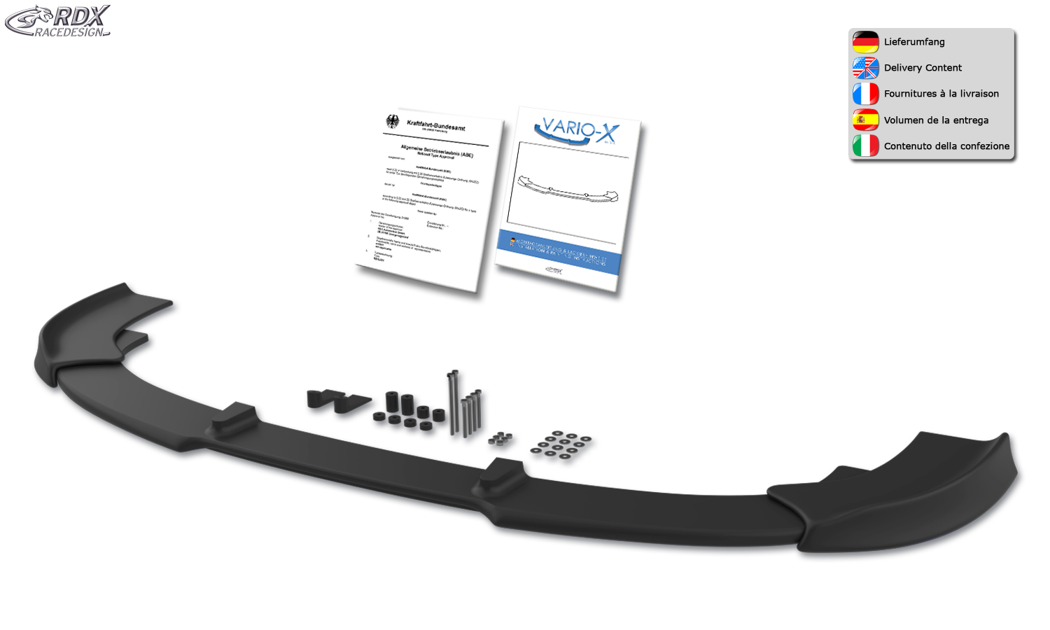 RDX VARIO-X esispoiler – Honda Civic 2012–