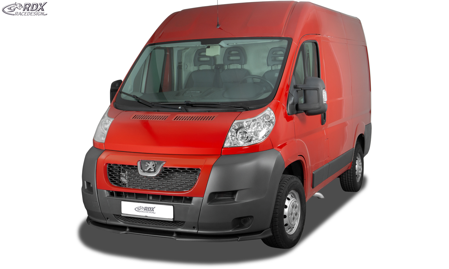 RDX VARIO-X front splitter – Fiat Ducato & Citroën Jumper/Relay & Peugeot Boxer (2006–2014)