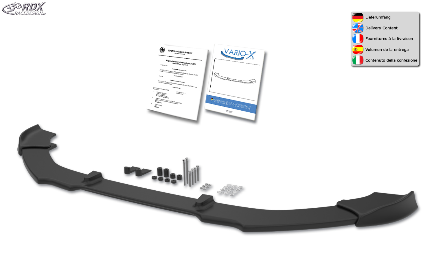 RDX VARIO-X esispoiler – Hyundai i30 (GD/2012–)