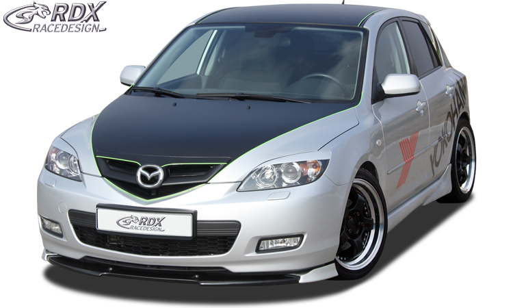 RDX VARIO-X front splitter – Mazda 3 2006–2009