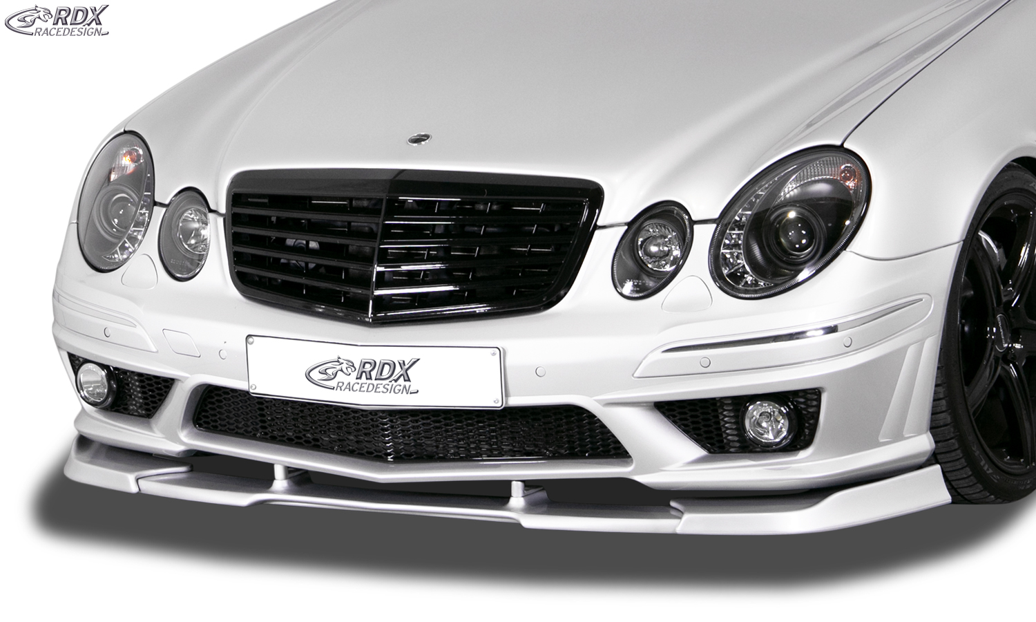 RDX VARIO-X front splitter – Mercedes-Benz E-class W211 AMG 2006–2009