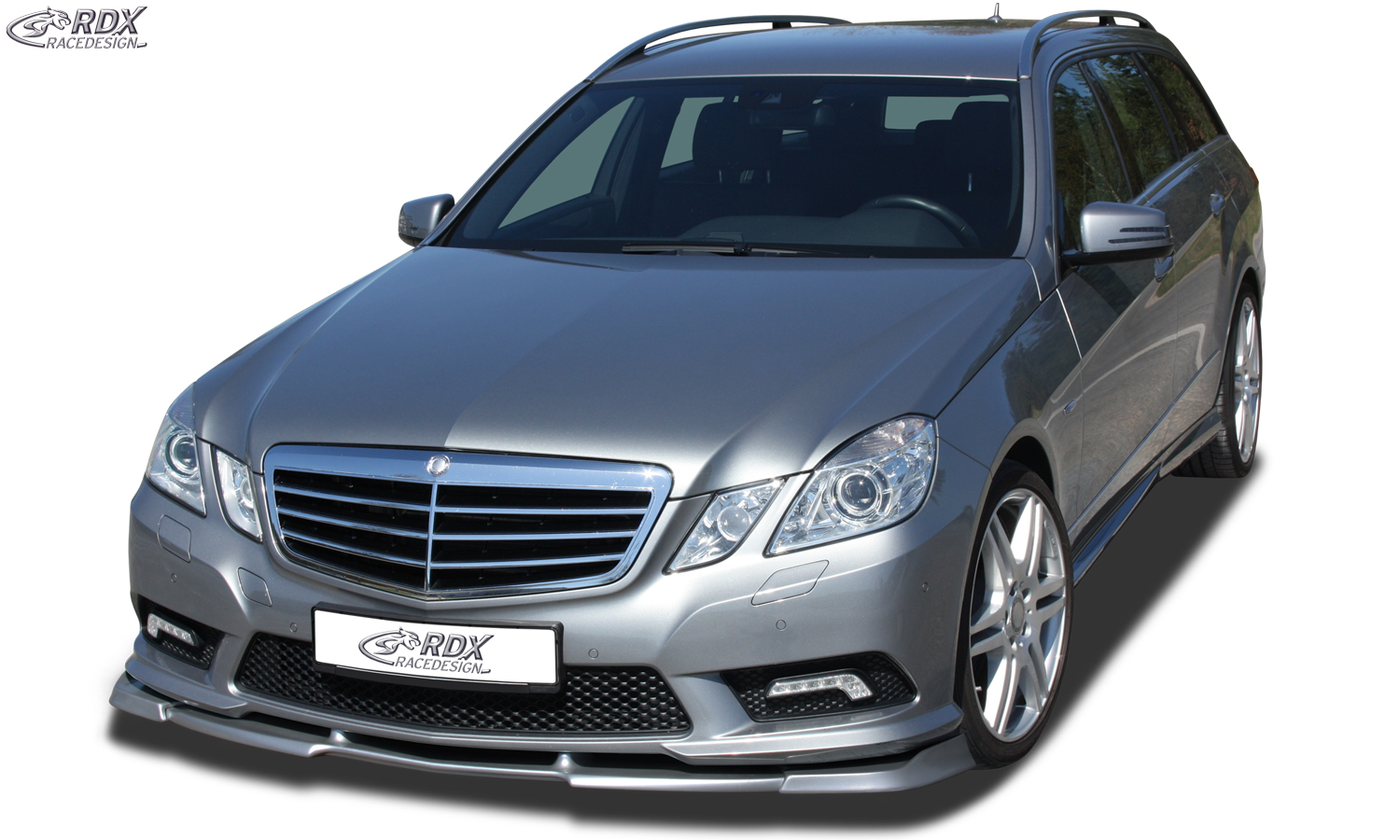 Передний сплиттер RDX VARIO-X – Mercedes-Benz E-class W212 AMG-Styling 2009–2013