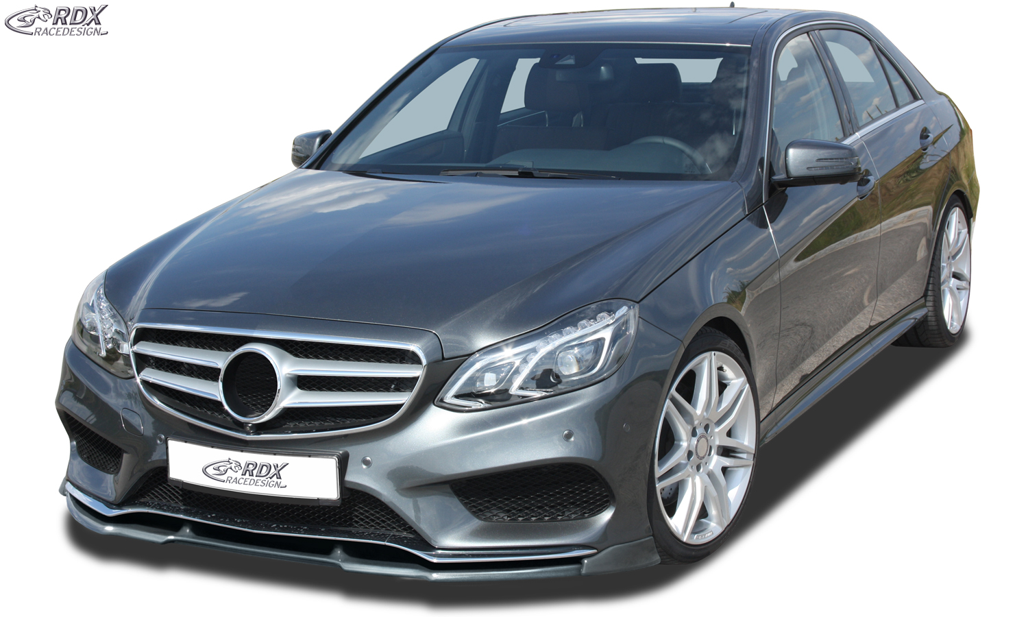 RDX VARIO-X front splitter – Mercedes-Benz E-class W212 AMG-Styling 2013–