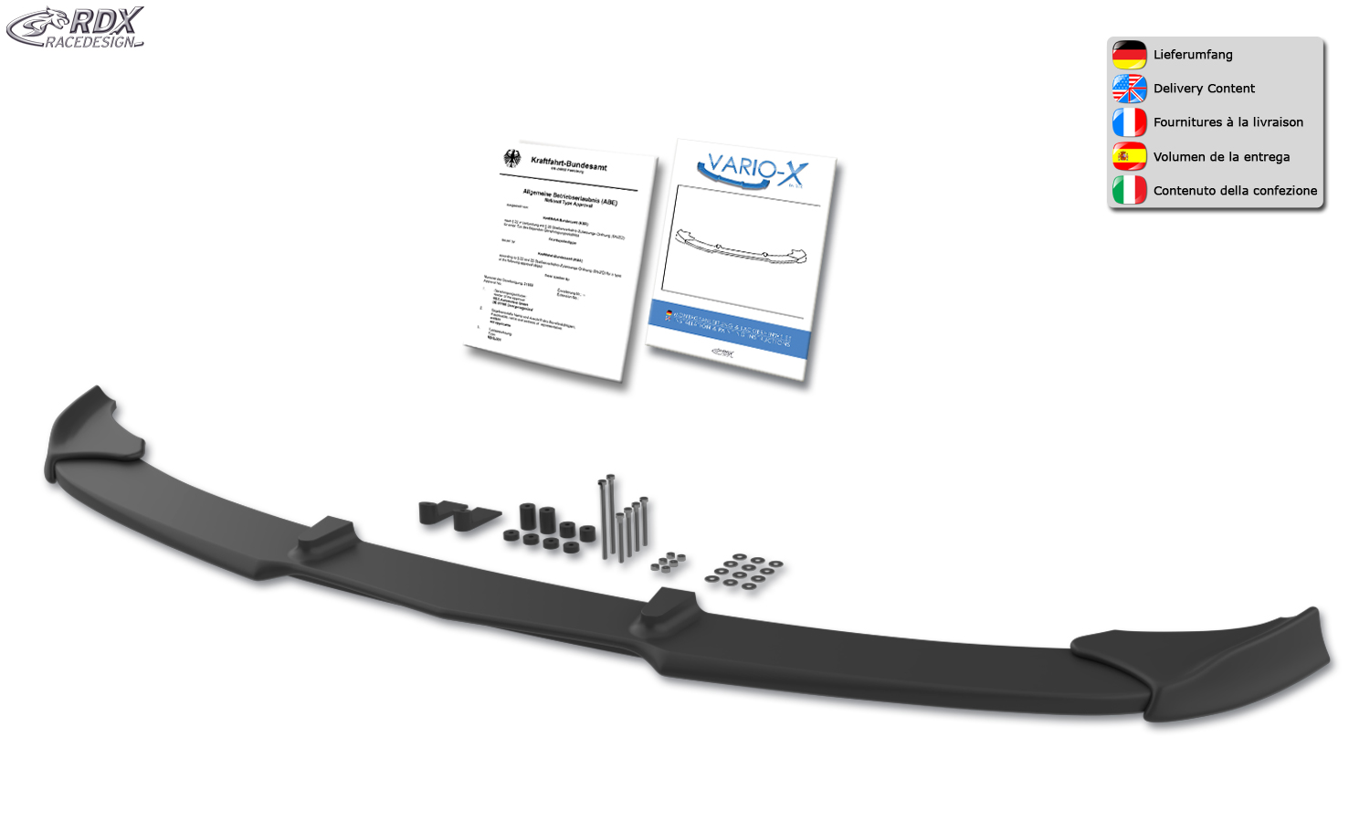 RDX VARIO-X esispoiler – Mercedes-Benz Viano W639/V639 (2010–)