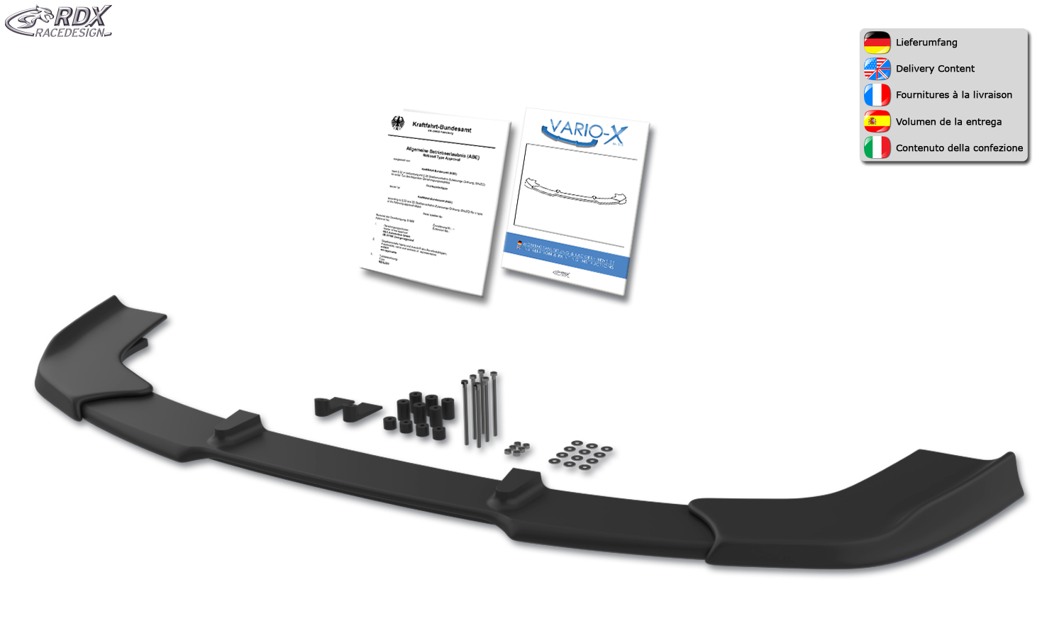 RDX VARIO-X esispoiler – Opel Vectra C GTS –2005