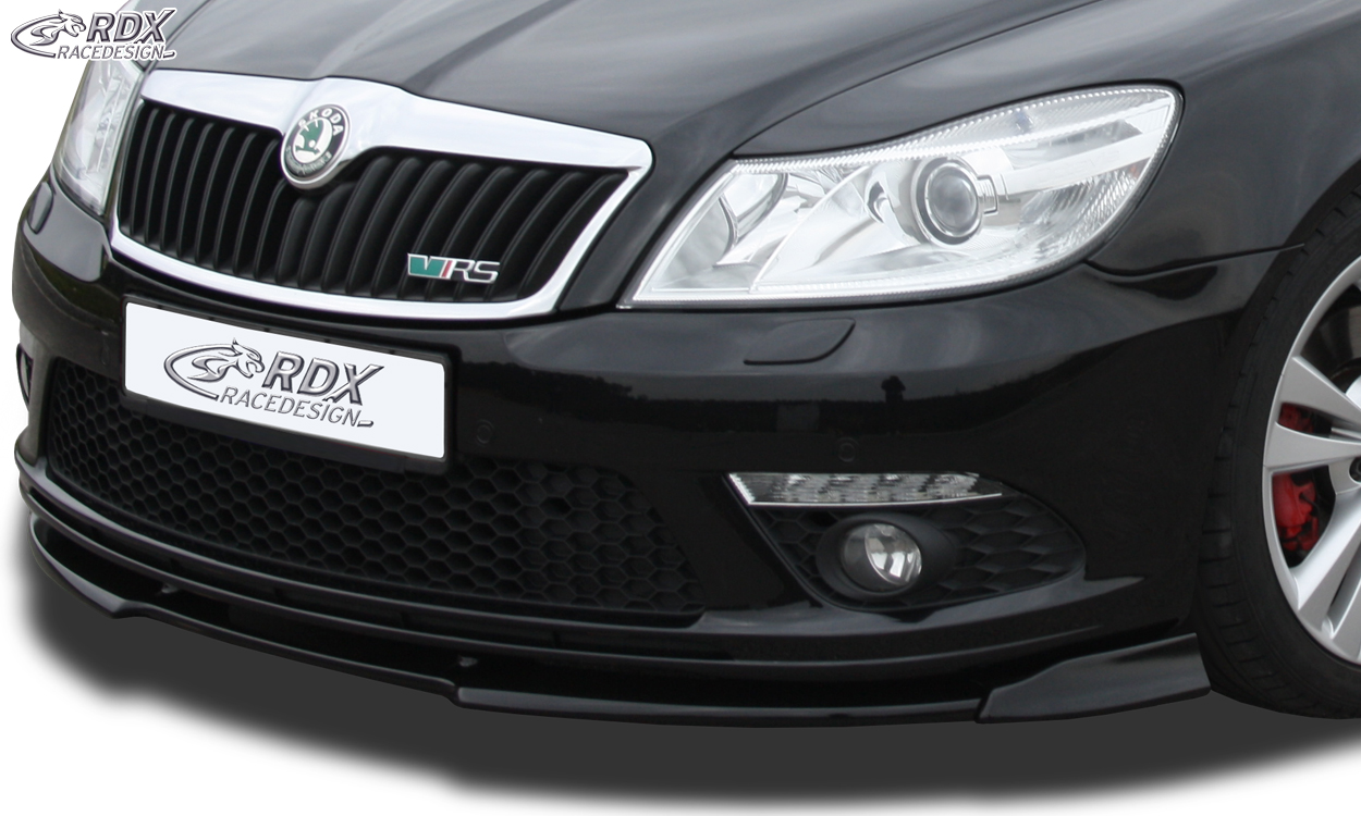 Передний сплиттер RDX VARIO-X – Škoda Octavia 2 RS рестайлинг тип 1Z 2008–