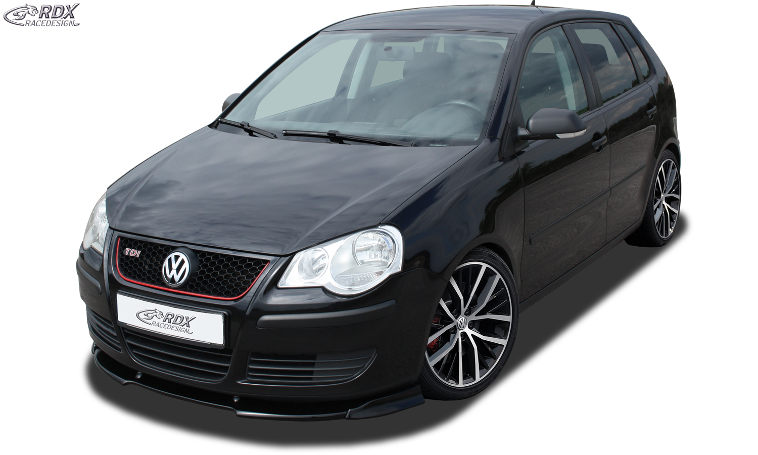 RDX VARIO-X front splitter – Volkswagen Polo 9N3 2005– incl.. GTI